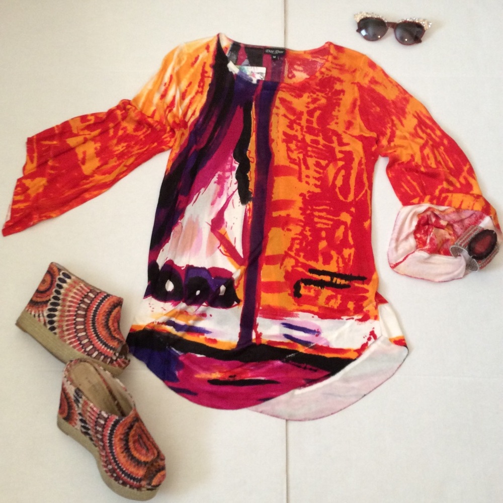 Hand Painted Top